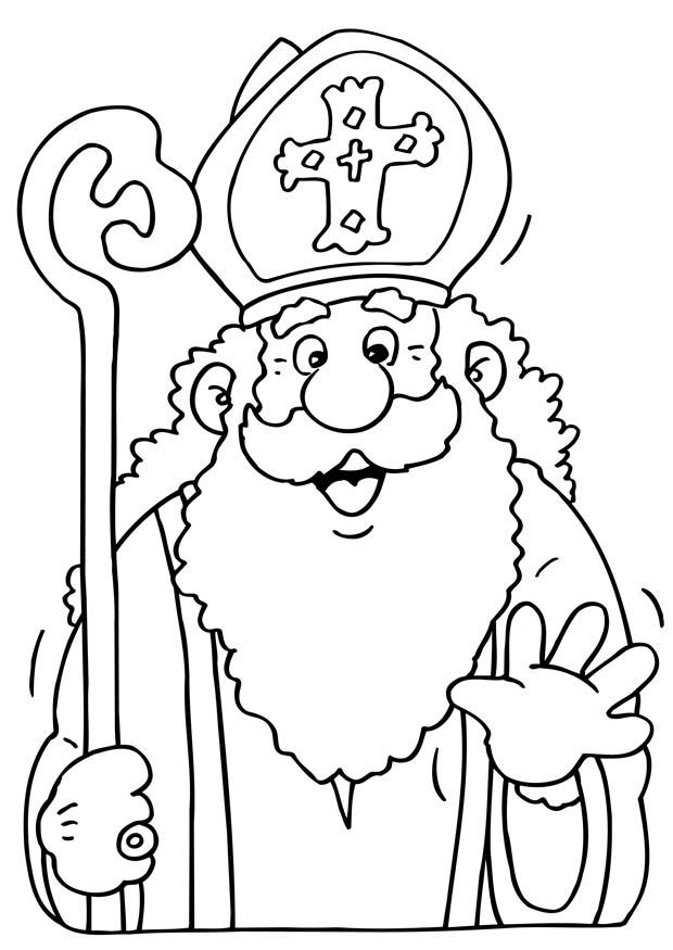 Sankt Nikolaus als Malvorlage